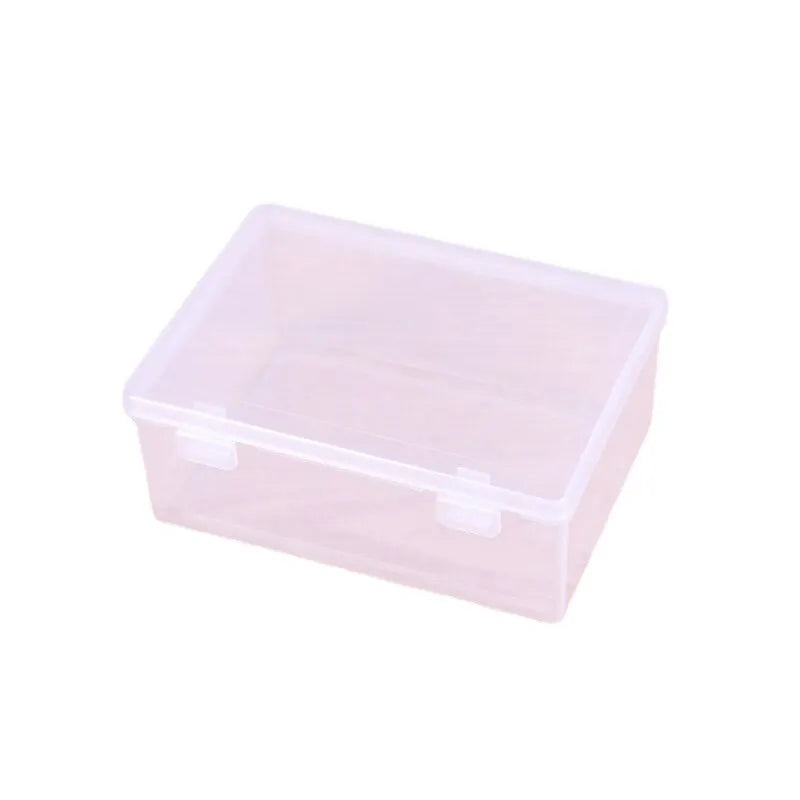 Transparent PP Dual Fastened Display Box Jewelry Container Art DIY