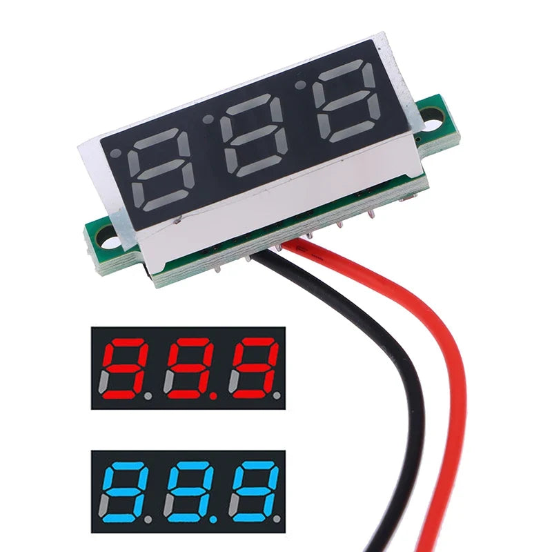 DC 2.4-40V Mini LED Digital Voltmeter – Car & Battery Tester