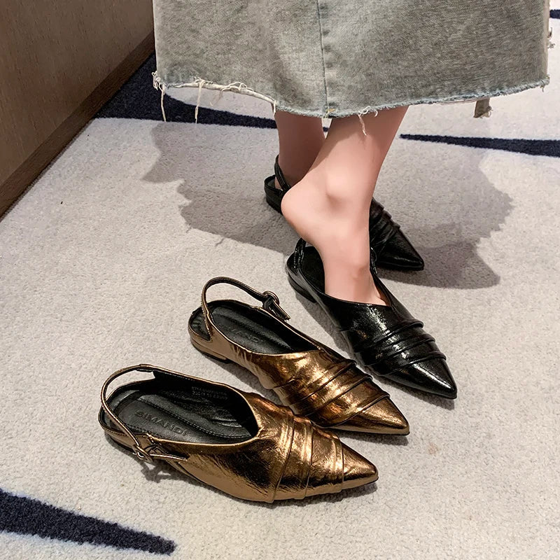 Women's Flat Lace-Up Boat Shoes – Elegant Casual Dress Flats