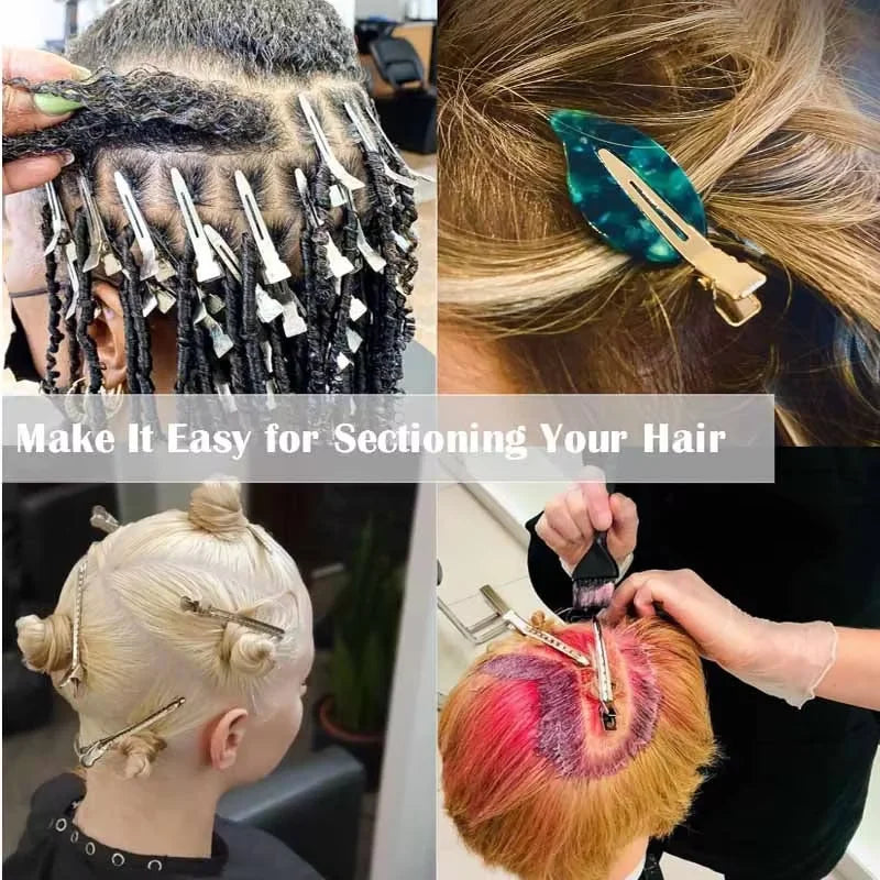 Professional Metal Hair Sectioning Clips | Salon & Extension