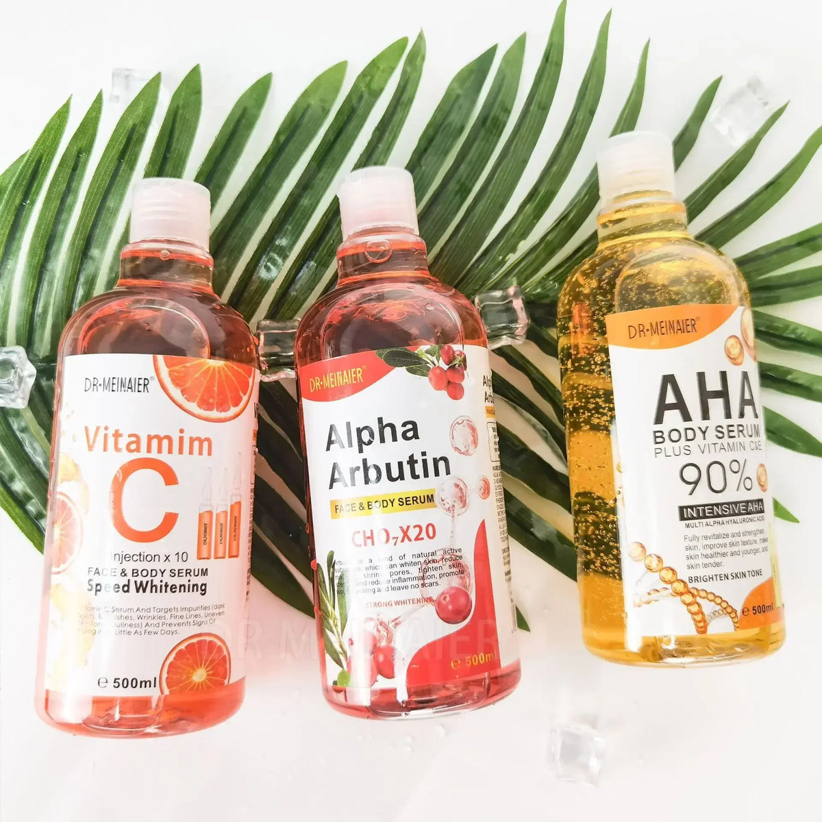 500ml Vitamin C Hyaluronic Acid AHA Face & Body Serum