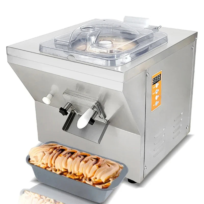 Desktop Hard Ice Cream Machine 20L Stainless Steel | CE Certified