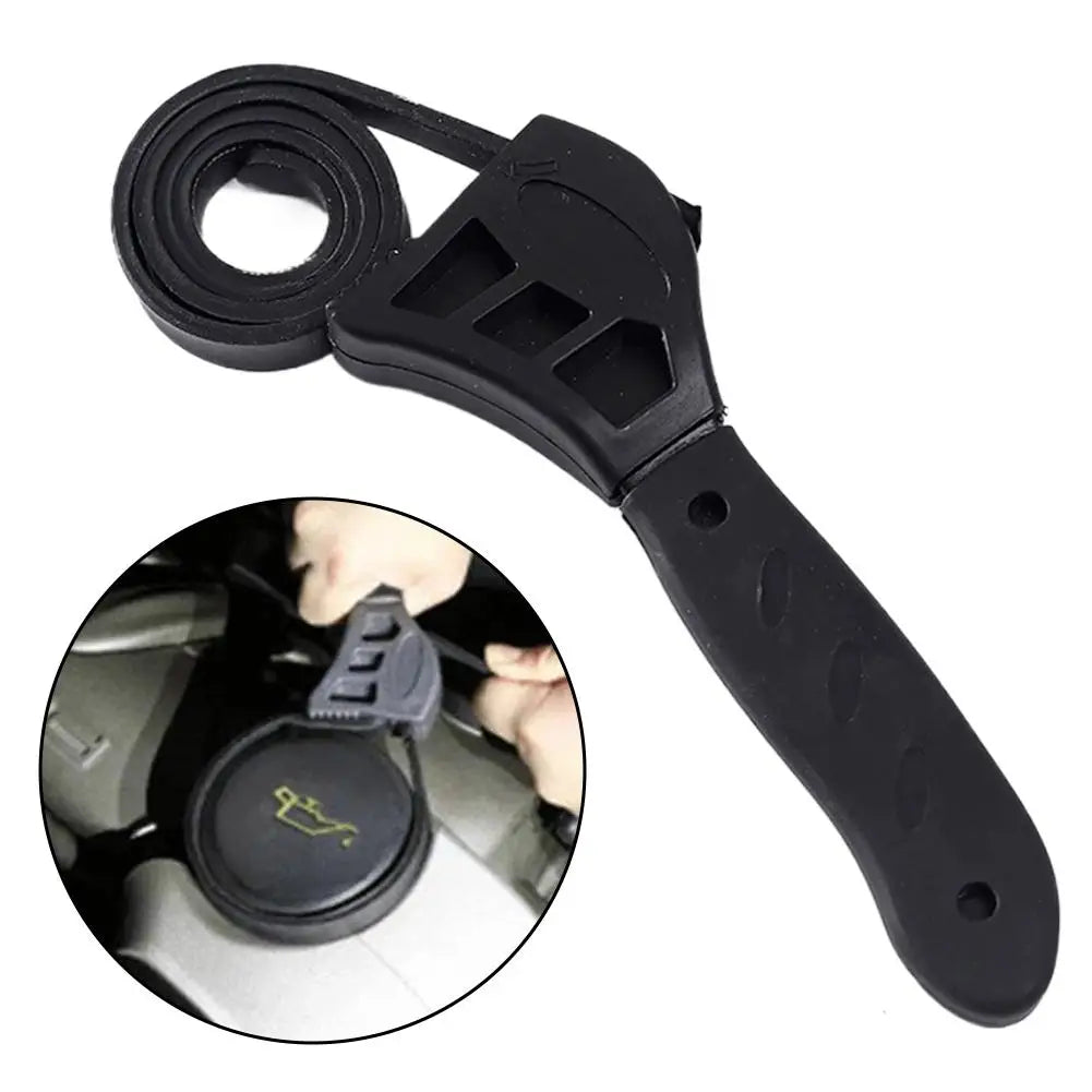Multi-functional Belt Wrench Adjustable Strap Oil Filter Jar Opener