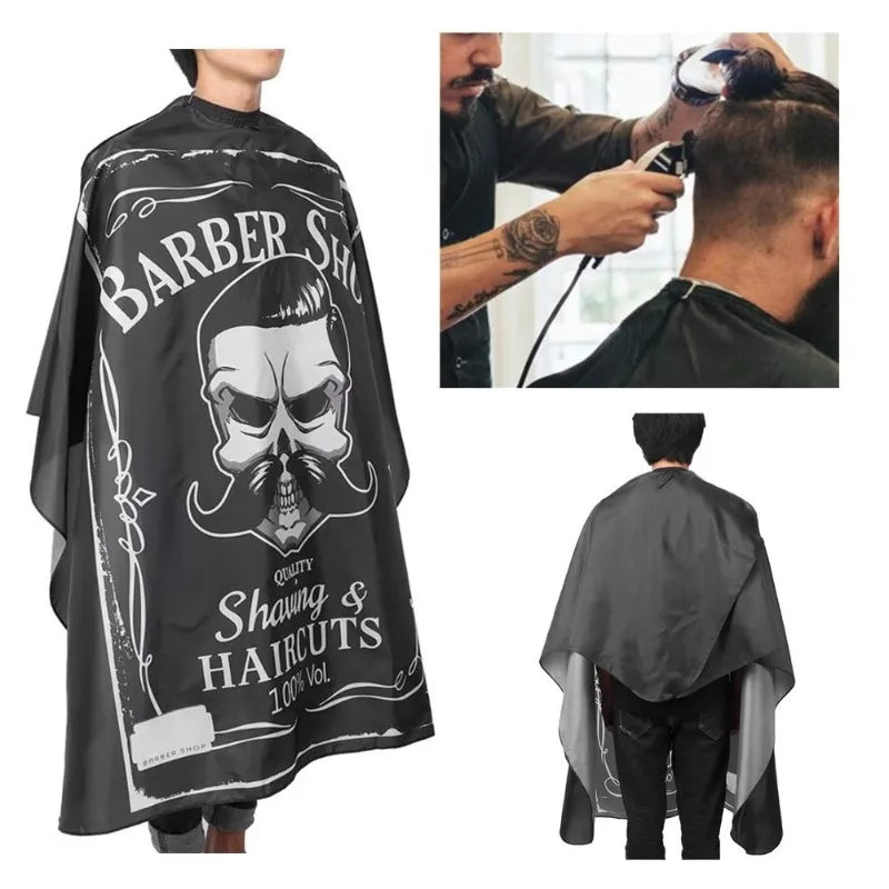 2-Pack Antistatic Hair Cutting Cape & Barber Apron Set