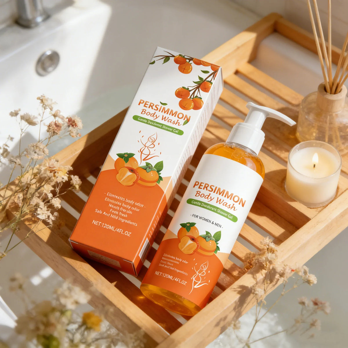Moisturizing Brightening Body Wash Shower Gel 120ml