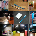 USB Mini Fan Flexible Portable Eye Protection Night Light LED