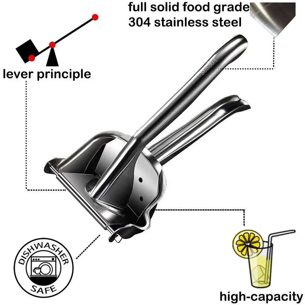 Stainless Steel Manual Citrus Lemon Squeezer & Juicer Tool