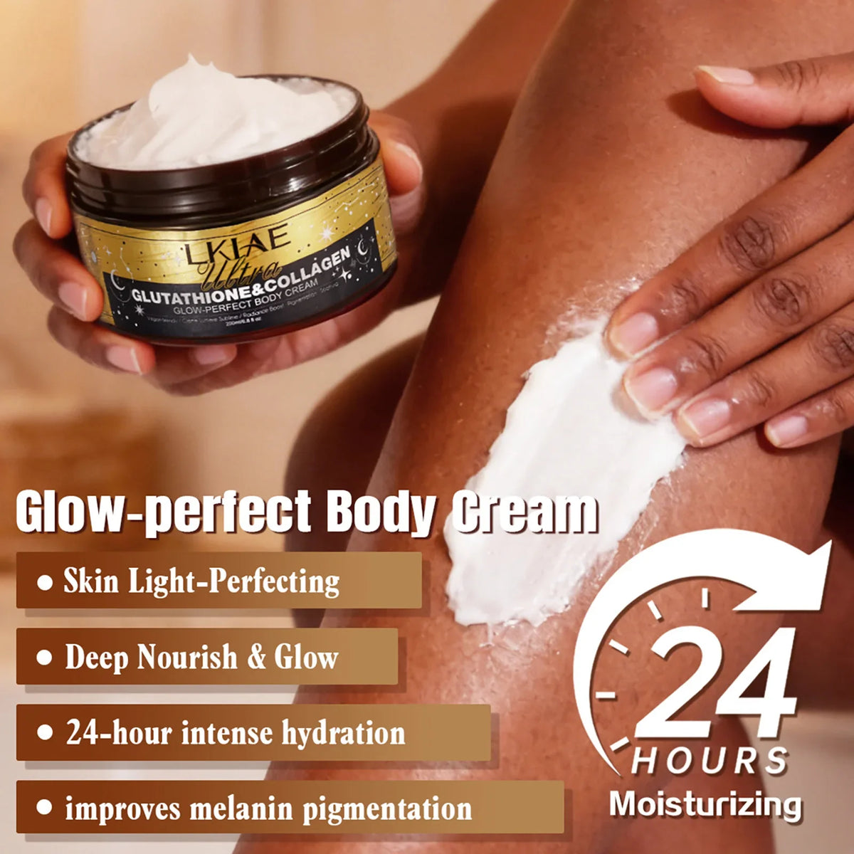 AILKE Glutathione Collagen Brightening Body Cream 200ml