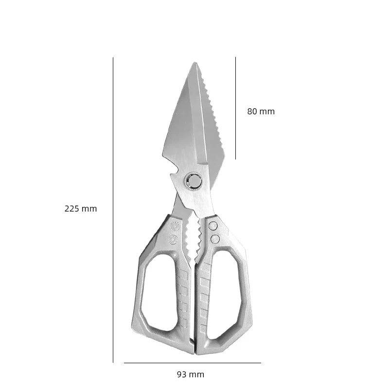 Stainless Steel Kitchen Shears – Chicken, Bone & BBQ Scissors