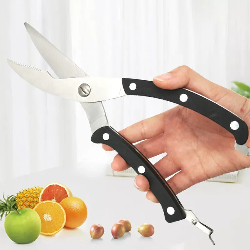 Heavy-Duty Stainless Steel Kitchen Shears | Chicken Bone Scissors