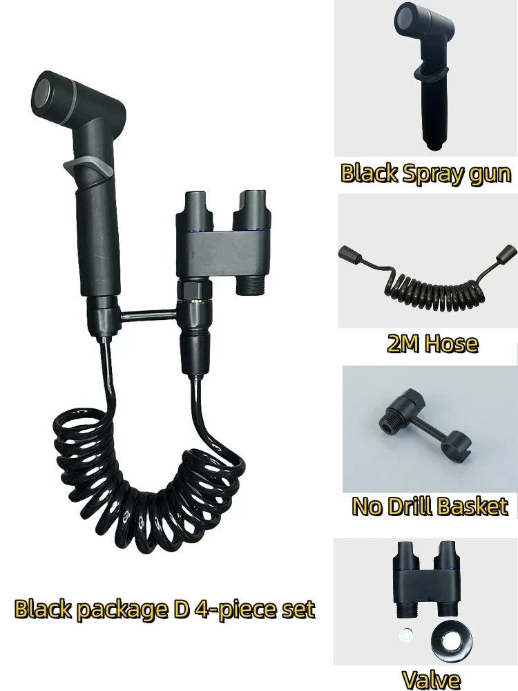Handheld Bidet Sprayer Set – High-Pressure Bathroom Kit