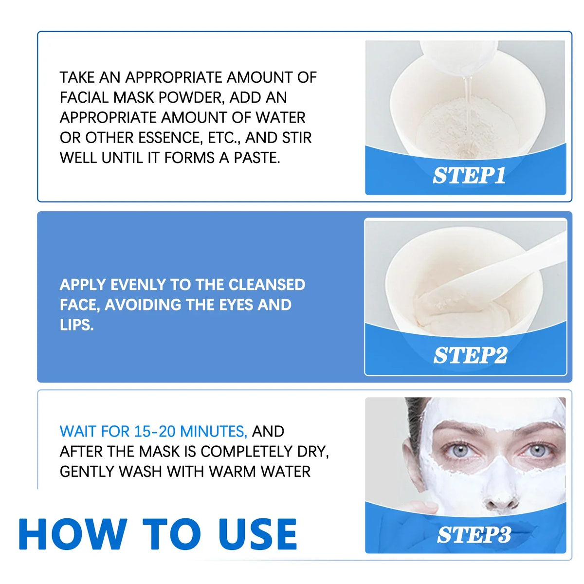 Hyaluronic Acid DIY Mask Powder 100g – Hydrating & Brightening