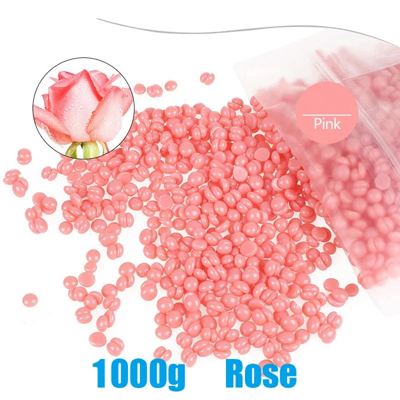 Depilation Wax Pot Hard Beans Beads Hair Removal Body Film Women