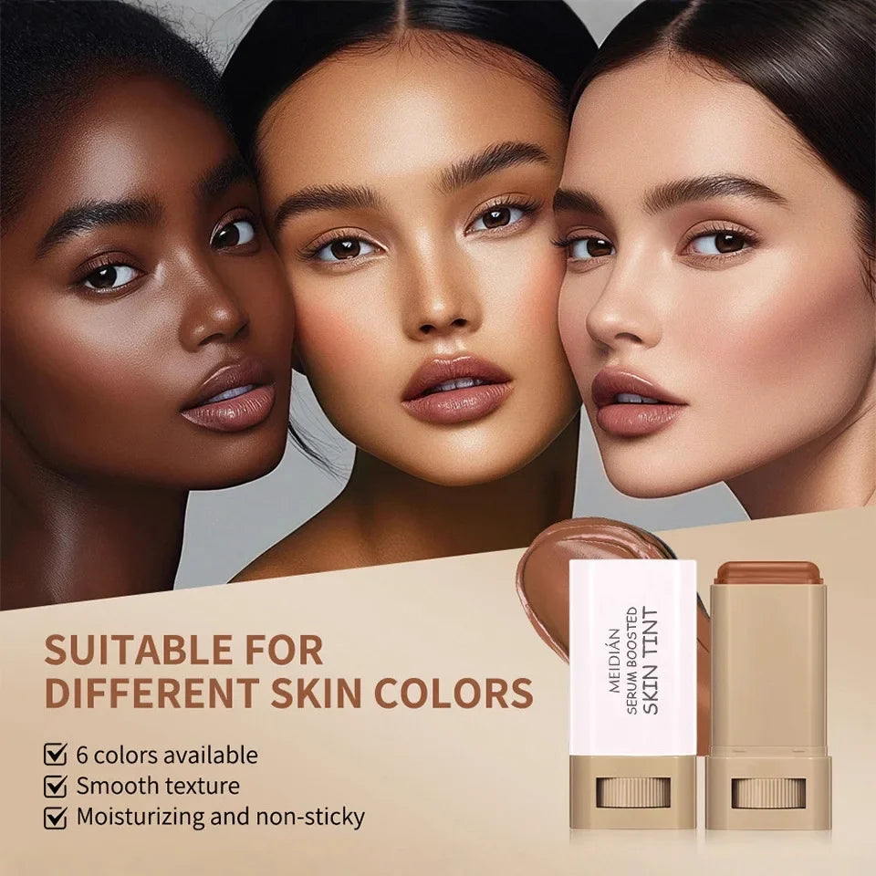 Waterproof Skin Tint Stick – Nourishing Tinted Serum Foundation