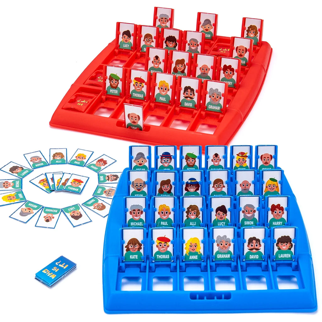 Guess Who I Am Board Game Logical Reasoning Children Puzzle Card