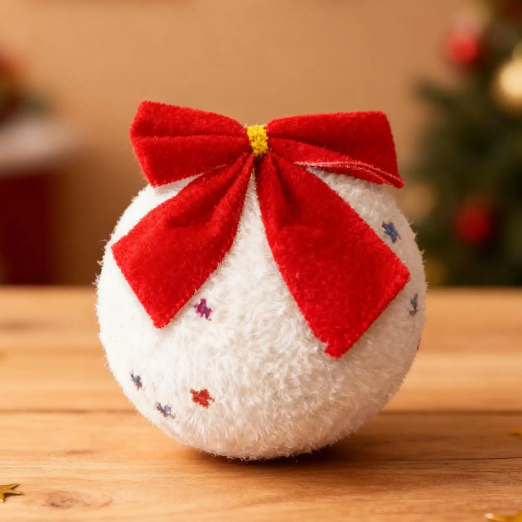 15-Piece Shatterproof Christmas Ornament Balls with Bow & Snowflake