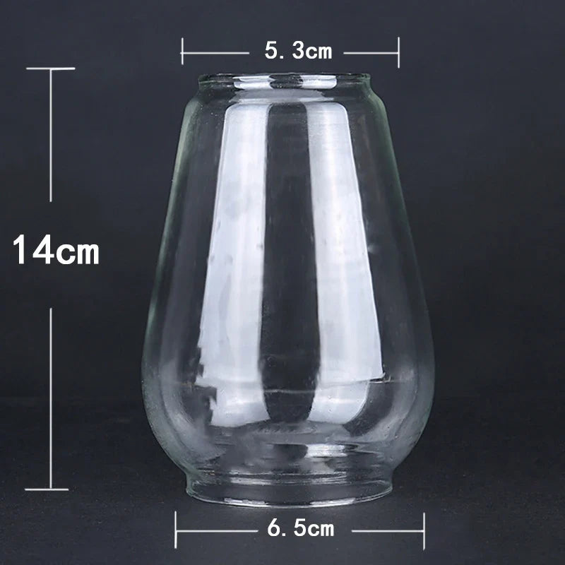 Horse Lamp Glass Lampshade Nostalgic Retro Outdoor Kerosene Circular