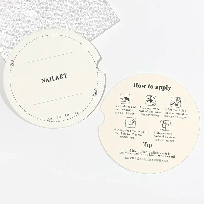 Press-On Nail Storage Display Box & Card – Circular Iron | HERORANGE