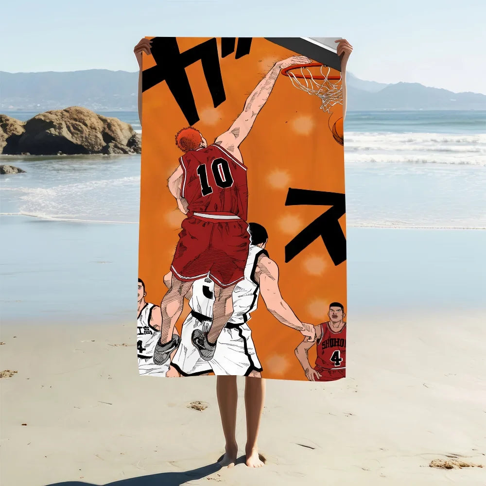 Slam Dunk Anime Beach Towel – Quick Dry Microfiber | 11 Sizes