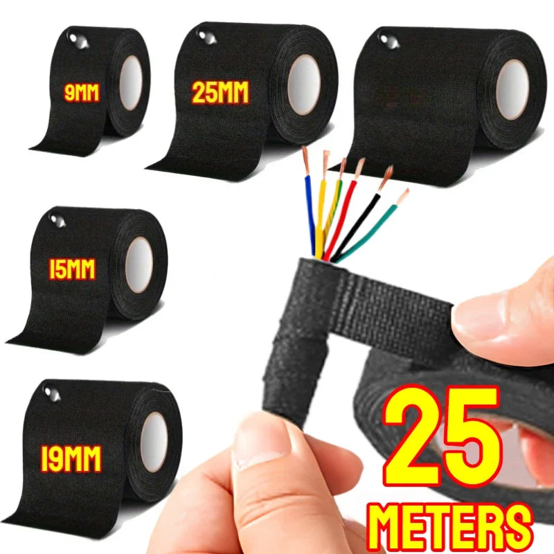 Heat-Resistant Electrical Insulating Harness Tape | 9/15/50mm