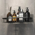 No-Drill Aluminum Wall Shelf – Bathroom & Kitchen Organizer