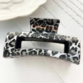 4-Pack Leopard Shark Hair Claw Clips – Thin & Thick Hair