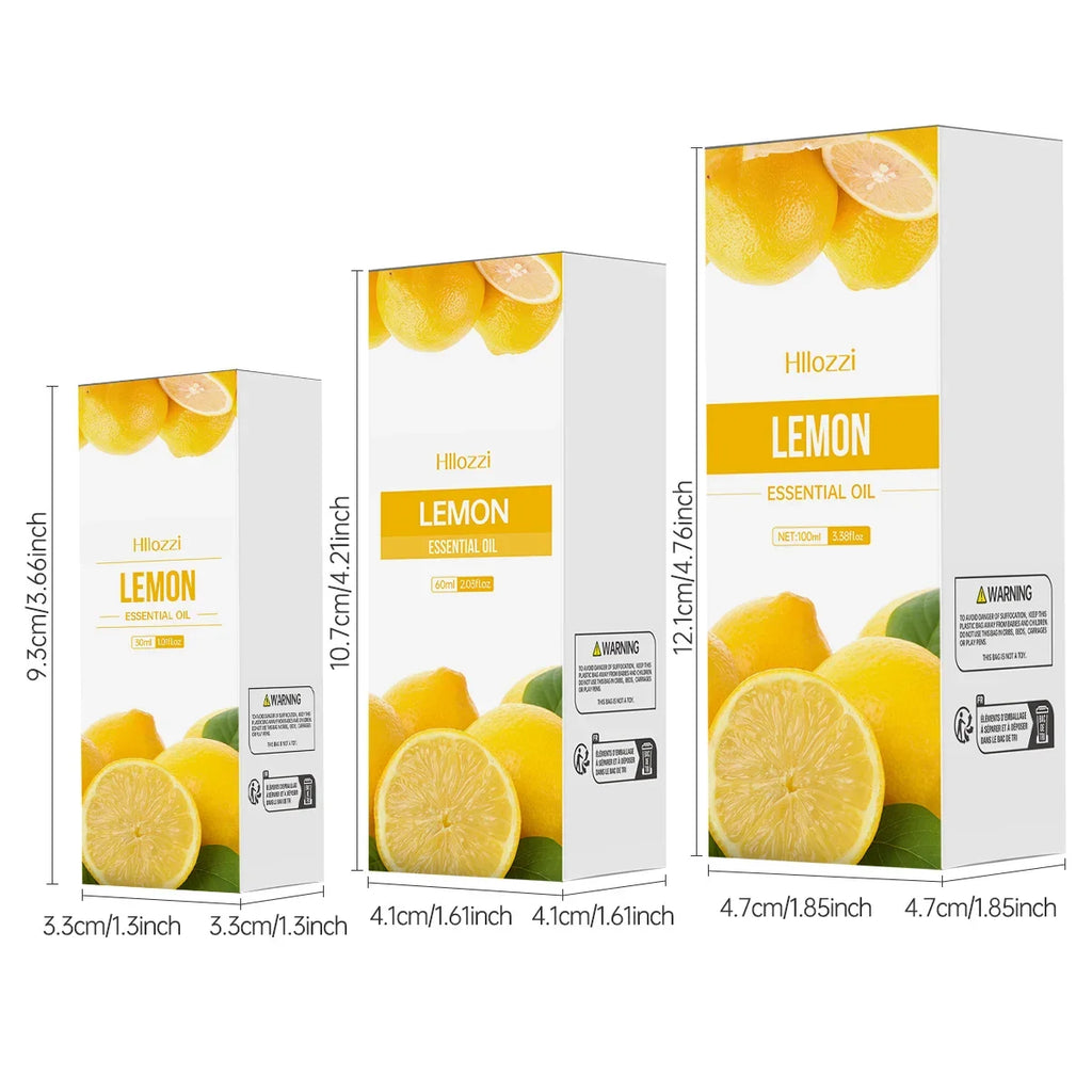 Hllozzi Lemon Essential Oil | Body, Hair & Aromatherapy