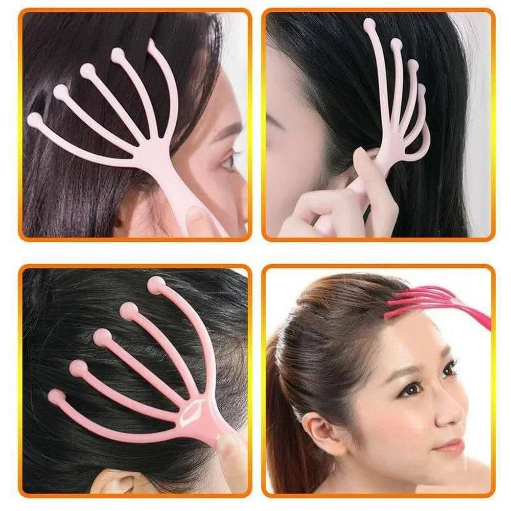Octopus Head Scalp Massager | Neck & Scalp Relaxation Tool