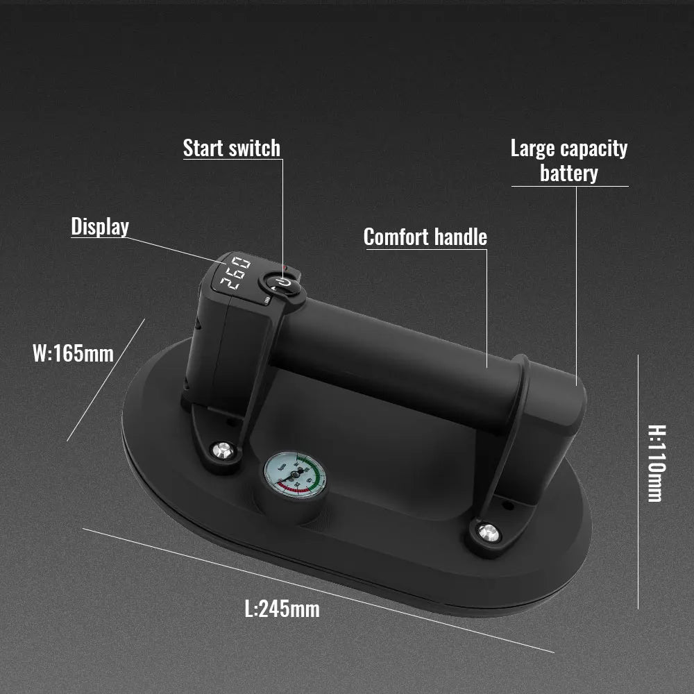Heavy Duty Air Pump Electric Vacuum Suction Cup Lifter Granite Glass