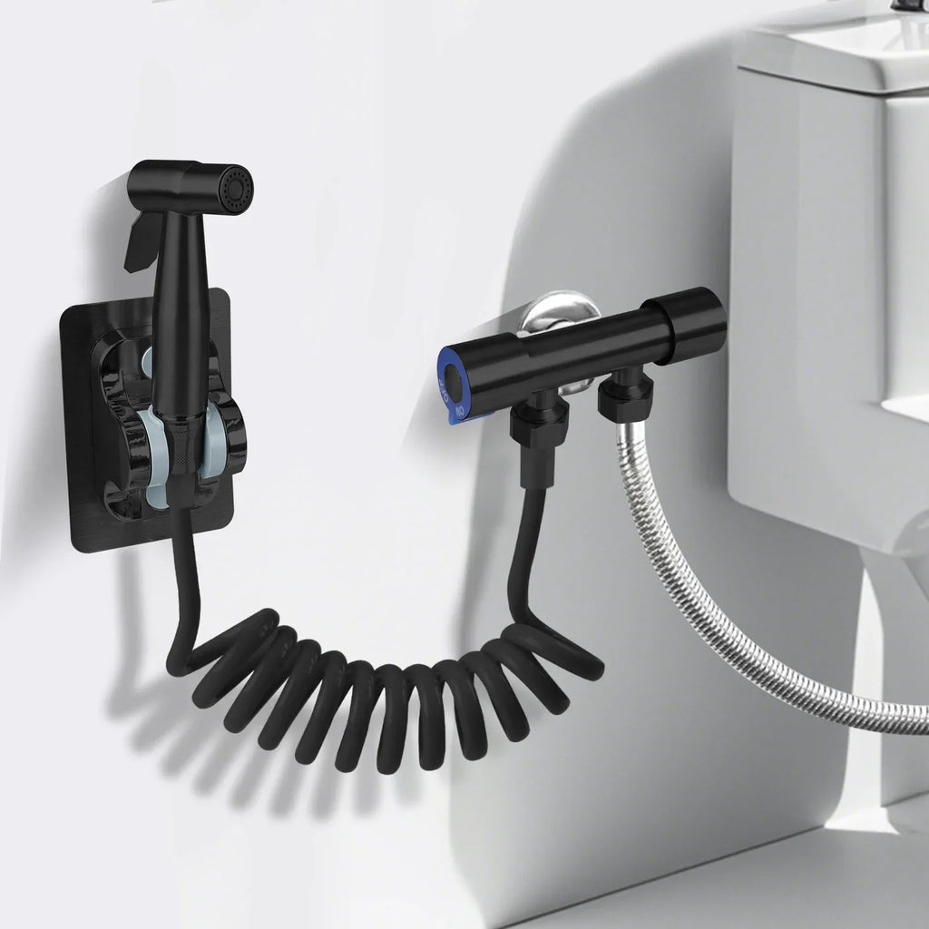 Handheld Bidet Sprayer Stainless Steel Spray Gun Shower Bathroom
