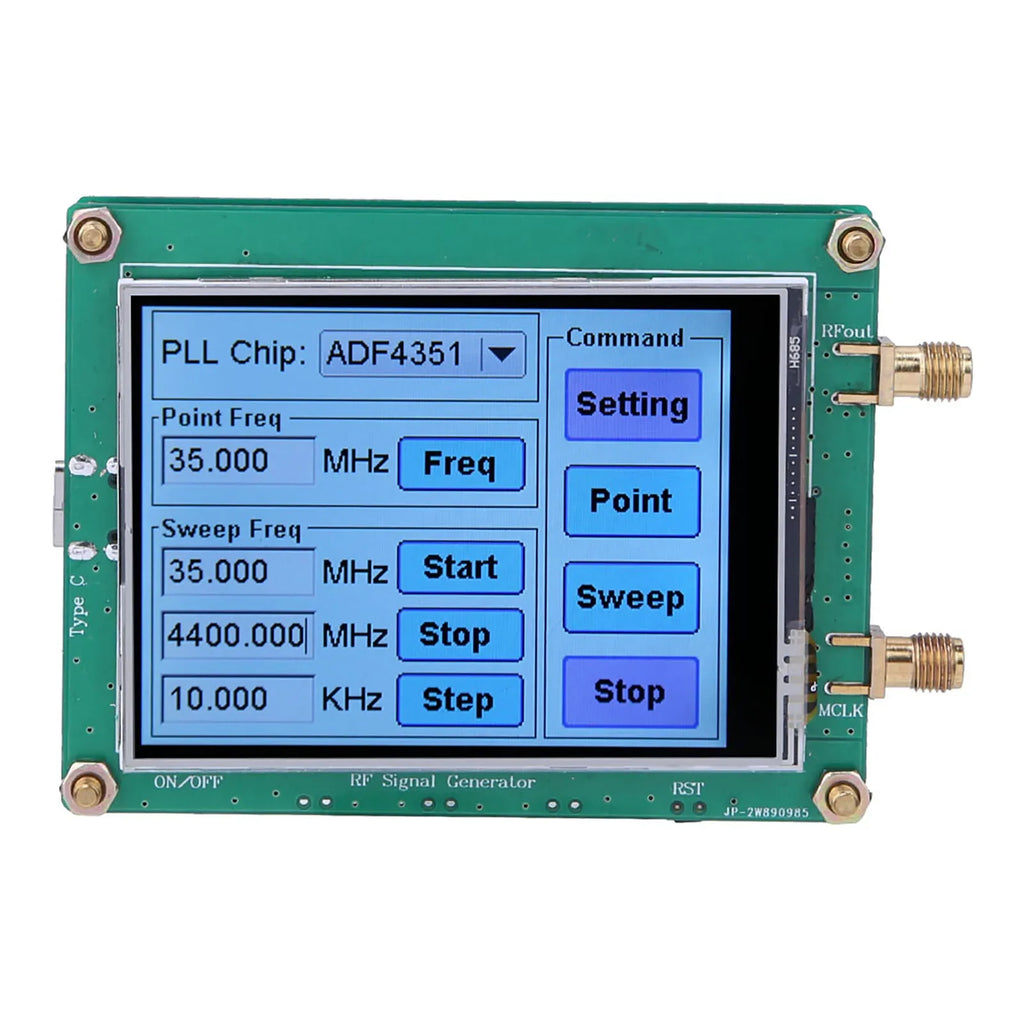 Generator Full RF Sweep Frequency Control Data Cable ADF4350 ADF4351