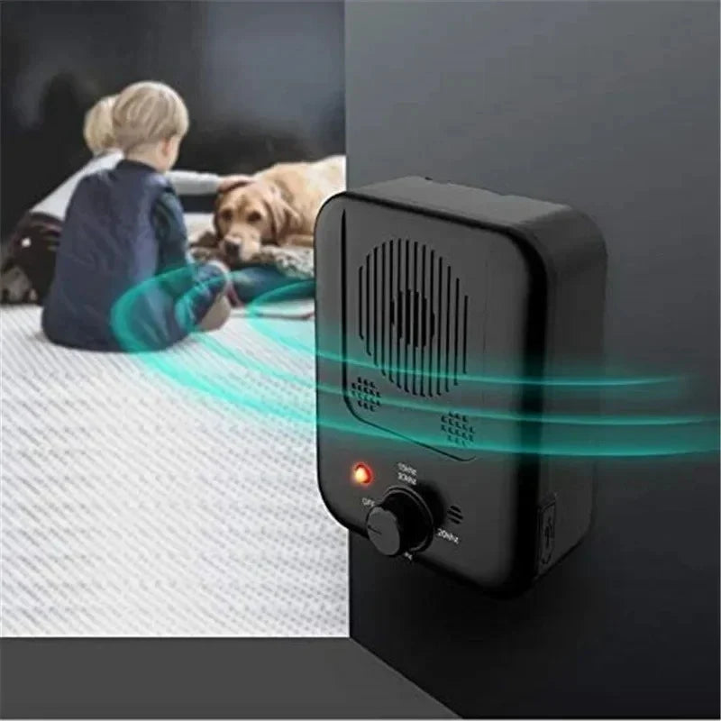 Ultrasonic Dog Bark Deterrent | 3-Level Outdoor Trainer