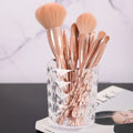 Acrylic Makeup Brush Holder & Desktop Cosmetic Storage Box