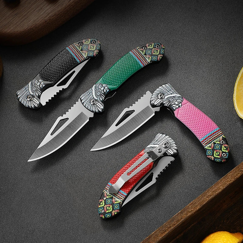 Folding Kitchen Knife – Stainless Steel Fruit & Vegetable Peeler