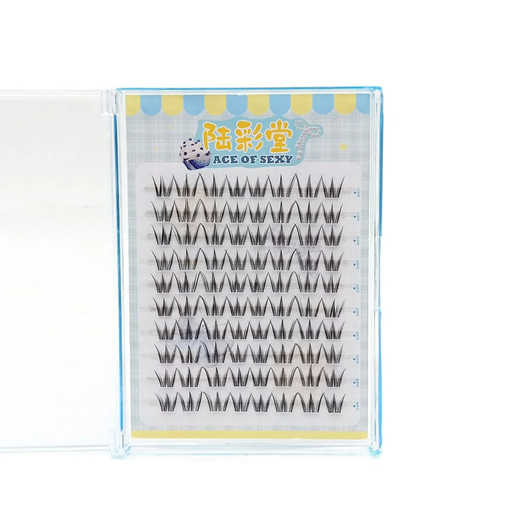 Wispy False Eyelashes 10 Rows | Natural Fluffy Cluster Lashes