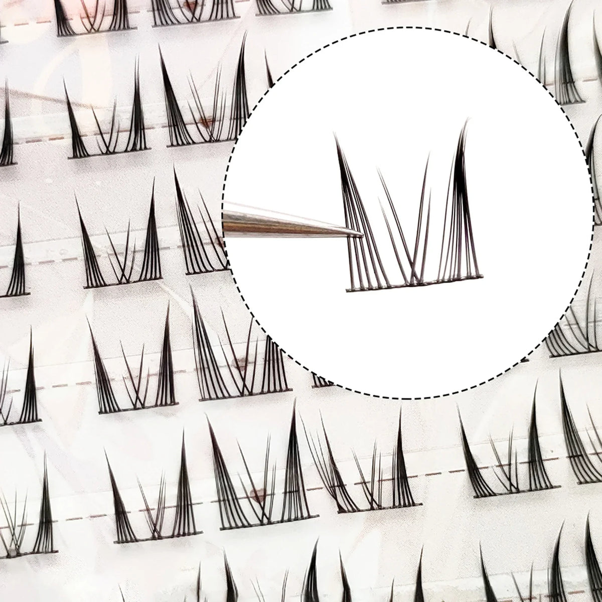 Elf Cluster False Eyelashes – Natural Long Curled DIY Lash Book