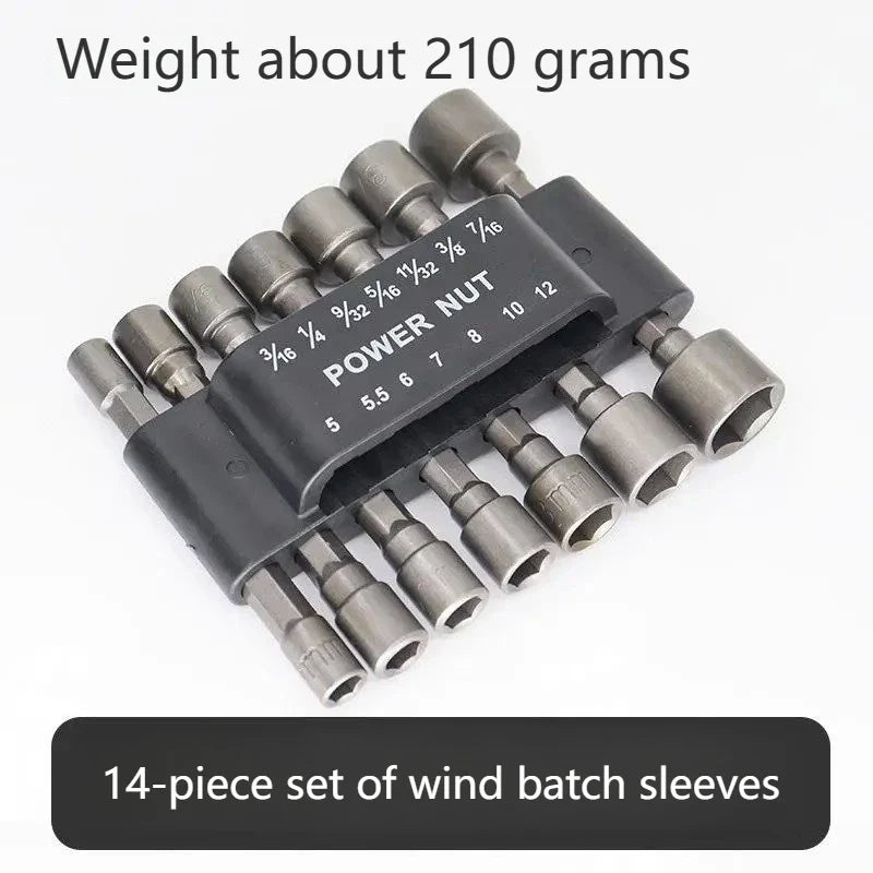 Hex Socket Screwdriver Insert Set – Pneumatic & Power Tool Bits