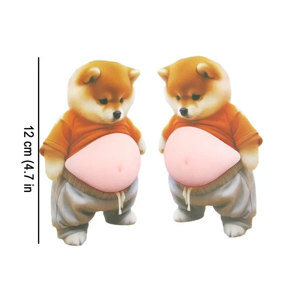 3D Shiba Inu Squeeze Toy – Stress Relief Fidget & Door Stopper