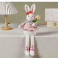 Easter Bunny Plush Figurine | Spring Décor Rabbit Sculpture