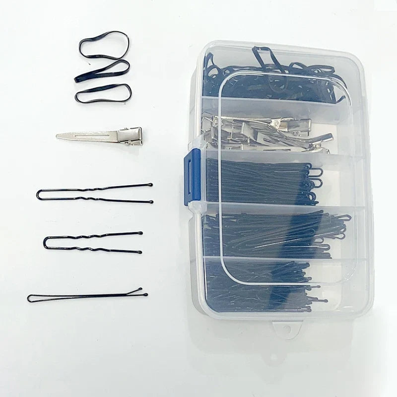 Clear 5/6 Grid Portable Jewelry & Hair Clip Storage Organizer