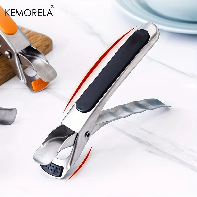 Stainless Steel Bowl Gripper Clip – Anti-Scald Kitchen Tool