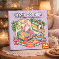 Cozy Corner Cute Coloring Book Adults Kids Stress Relief Art Supplies