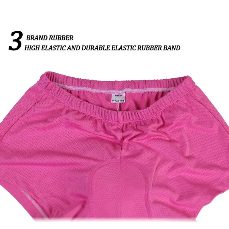 X-TIGER Women's 3D Padded MTB Cycling Underwear Shorts