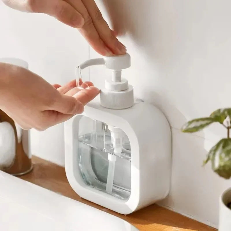 300/500ml Refillable Soap Dispenser – Pump Bottle for Bathroom