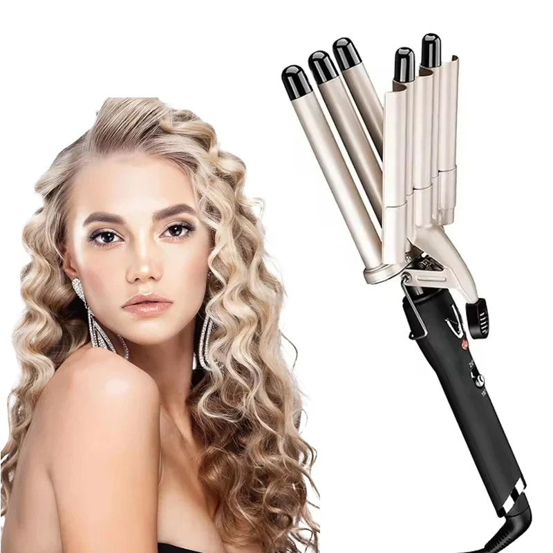 5-Tube Ceramic Automatic Hair Curler | PTC Curling Iron