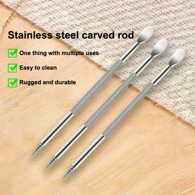 Double-Ended 3D Nail Art Carving Pen | DIY Sculpture Tool