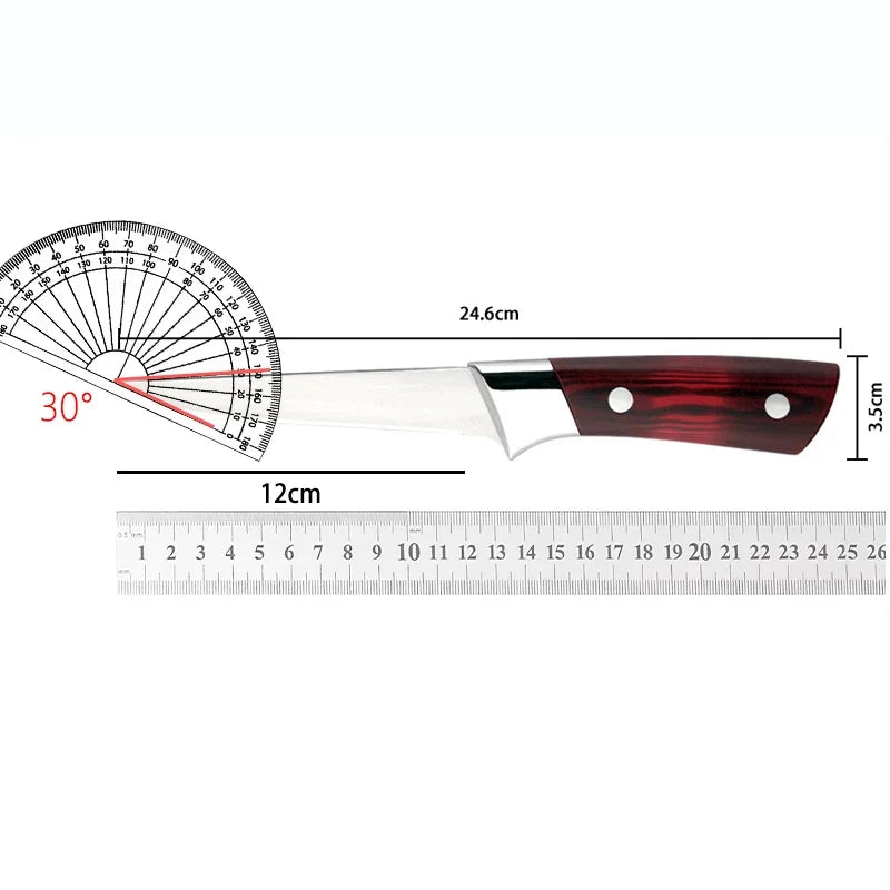 Stainless Steel Boning Knife Set – 1, 2 or 3-Piece Butcher