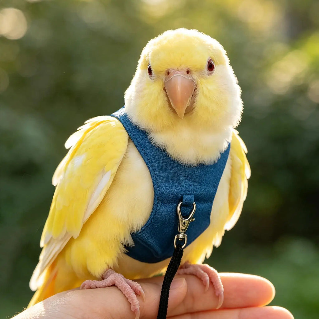 Bird Harness & Leash Kit for Parakeet Parrot Cockatiel Training