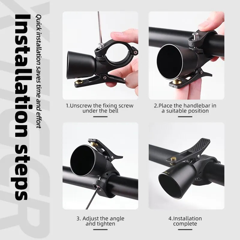 X-TIGER Classical Stainless Steel Bicycle Handlebar Bell