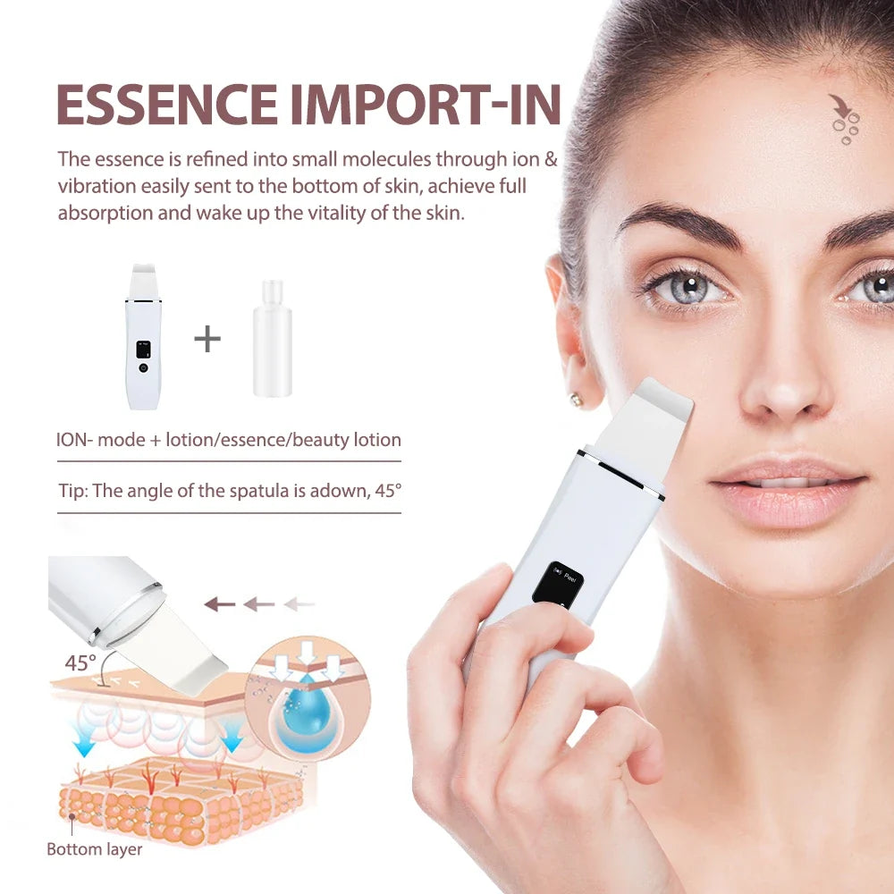 Ultrasonic Skin Scrubber – Blackhead Remover & Pore Cleanser